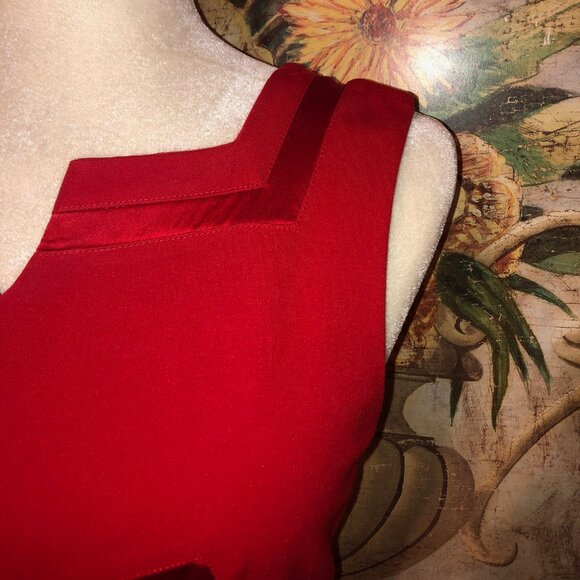 Sz 8 Diane Von Furstenberg Red Michelle Bodycon Dress - Picture 8 of 16